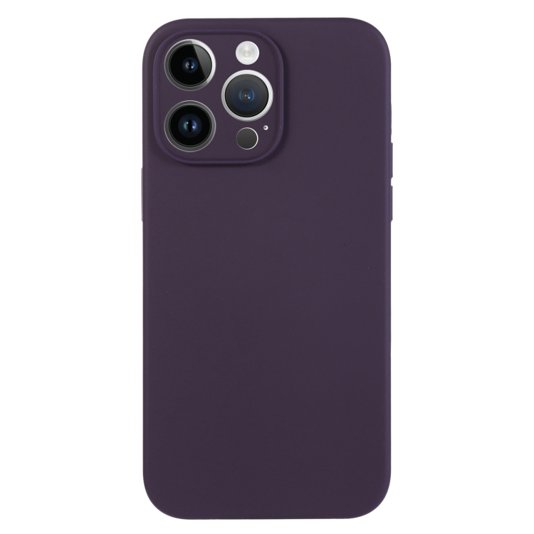 For iPhone 13 Pro Max Pure Color Liquid Silicone Fine Pore Phone Case(Berry Purple)
For iPhone 13 Pro Max Pure Color Liquid Silicone Fine Pore Phone Case(Berry Purple)