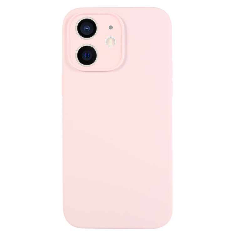For iPhone 12 Pure Color Liquid Silicone Fine Pore Phone Case(Grey Pink)
For iPhone 12 Pure Color Liquid Silicone Fine Pore Phone Case(Grey Pink)
