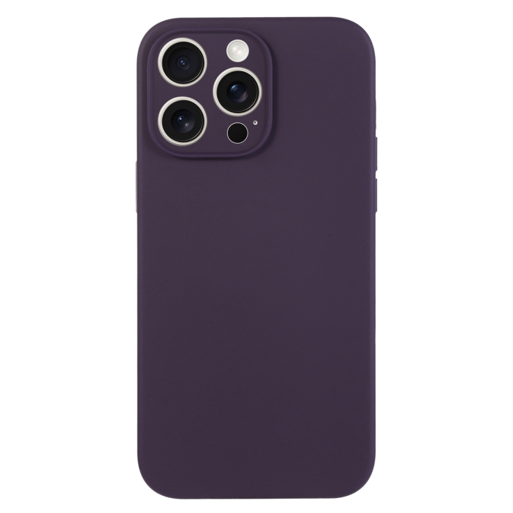 For iPhone 16 Pro Pure Color Liquid Silicone Fine Pore Phone Case(Berry Purple)
For iPhone 16 Pro Pure Color Liquid Silicone Fine Pore Phone Case(Berry Purple)