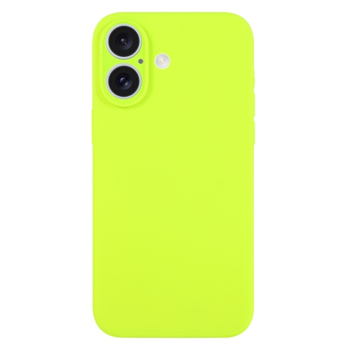 For iPhone 16 Plus Pure Color Liquid Silicone Fine Pore Phone Case(Bright Green)
For iPhone 16 Plus Pure Color Liquid Silicone Fine Pore Phone Case(Bright Green)