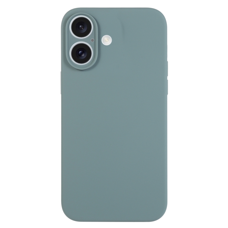 For iPhone 16 Pure Color Liquid Silicone Fine Pore Phone Case(Pine Needle Green)
For iPhone 16 Pure Color Liquid Silicone Fine Pore Phone Case(Pine Needle Green)