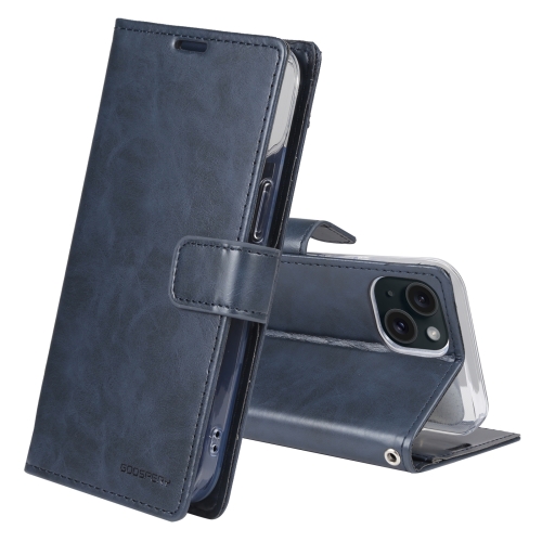 For iPhone 15 GOOSPERY BLUE MOON Crazy Horse Texture Leather Phone Case(Dark Blue)
For iPhone 15 GOOSPERY BLUE MOON Crazy Horse Texture Leather Phone Case(Dark Blue)