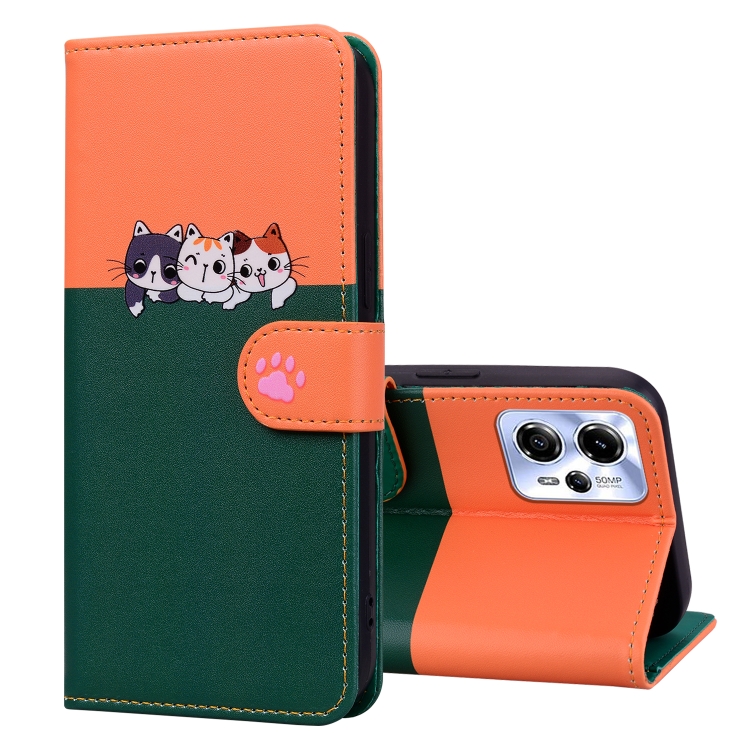 For Motorola Moto G13 Cute Pet Series Color Block Buckle Leather Phone Case(Dark Green)
For Motorola Moto G13 Cute Pet Series Color Block Buckle Leather Phone Case(Dark Green)