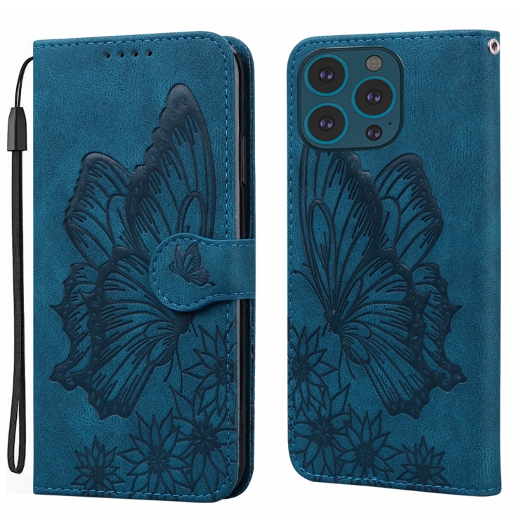 For iPhone 15 Pro Max Retro Skin Feel Butterflies Embossing Leather Phone Case(Blue)
For iPhone 15 Pro Max Retro Skin Feel Butterflies Embossing Leather Phone Case(Blue)