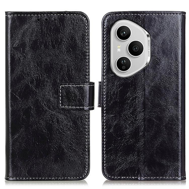 For Honor 400 Pro Global 160.8mm Retro Crazy Horse Texture Flip Leather Phone Case(Black)
For Honor 400 Pro Global 160.8mm Retro Crazy Horse Texture Flip Leather Phone Case(Black)