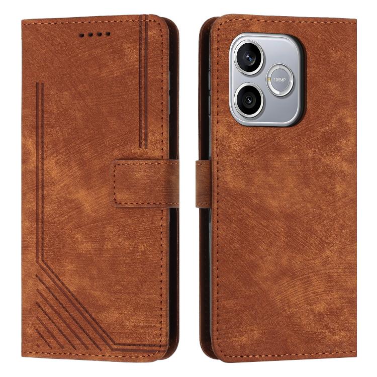 For Honor 600 Smart 5G Skin Feel Stripe Pattern Leather Phone Case with Lanyard(Brown)
For Honor 600 Smart 5G Skin Feel Stripe Pattern Leather Phone Case with Lanyard(Brown)