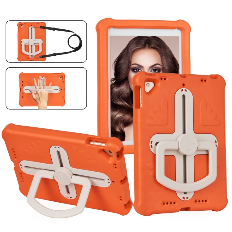 For iPad Air 2 / 9.7 2017 / 2018 Shield 360 Rotation Handle EVA Shockproof PC Tablet Case(Orange Beige)
For iPad Air 2 / 9.7 2017 / 2018 Shield 360 Rotation Handle EVA Shockproof PC Tablet Case(Orange Beige)