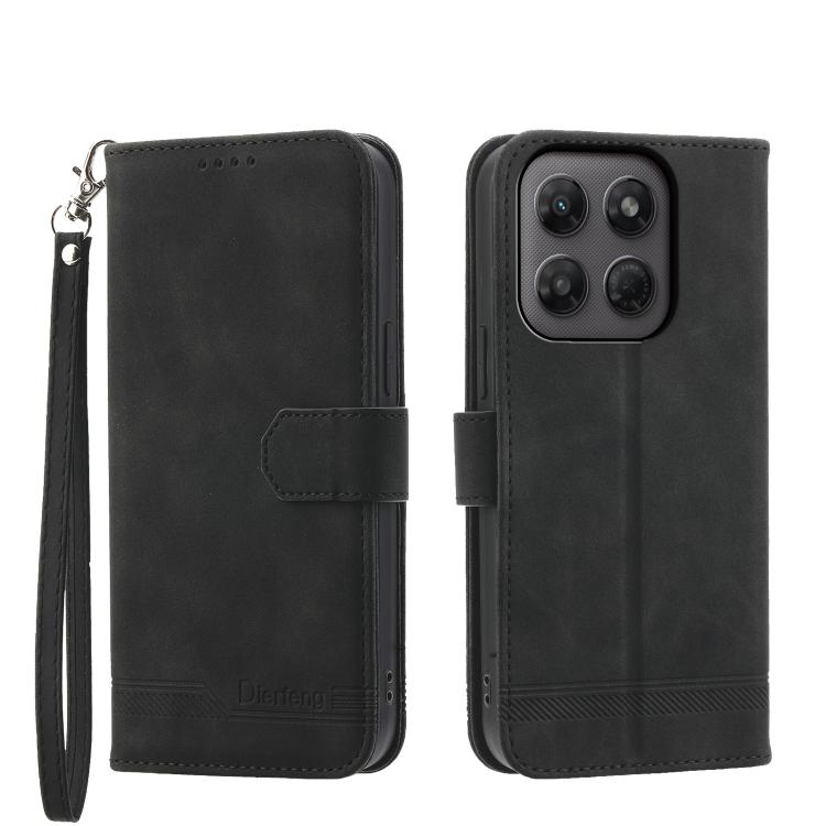 For Motorola Moto G47 / G37 / G37 Power 5G Dierfeng Dream Line TPU Hybrid PU Leather Phone Case(Black)
For Motorola Moto G47 / G37 / G37 Power 5G Dierfeng Dream Line TPU Hybrid PU Leather Phone Case(Black)