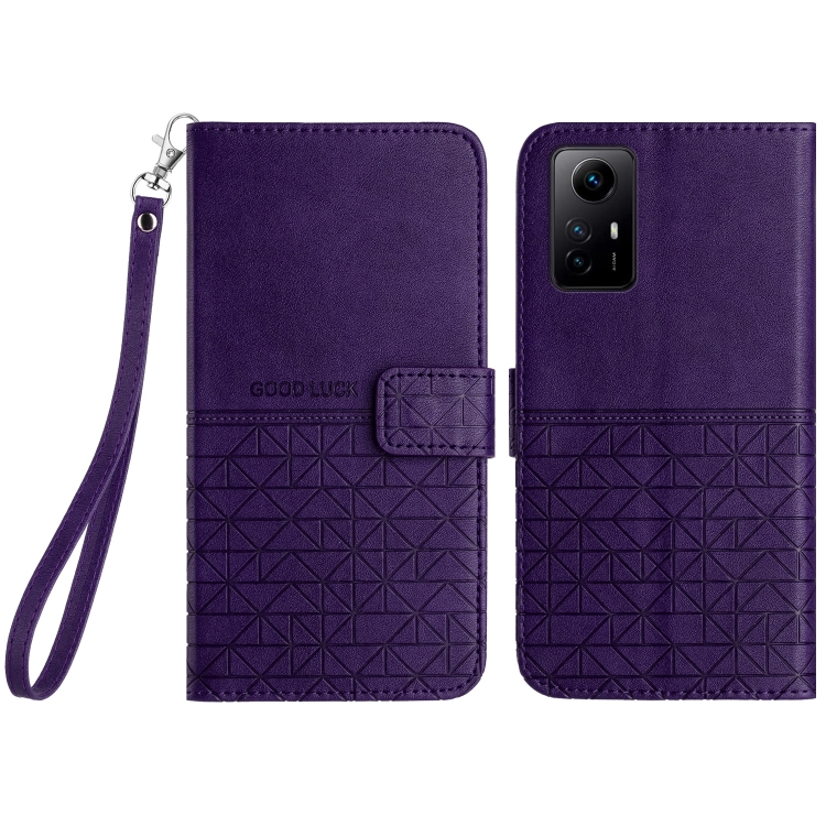 For Xiaomi Redmi Note 12S Rhombic Texture Leather Phone Case with Lanyard(Purple)
For Xiaomi Redmi Note 12S Rhombic Texture Leather Phone Case with Lanyard(Purple)