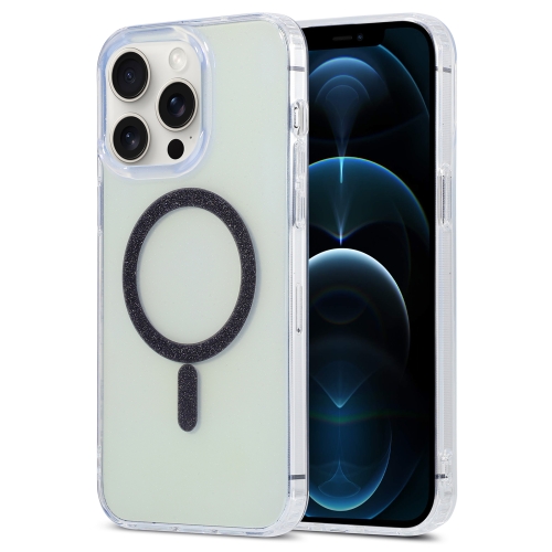 

For iPhone 12 Pro Magic Diamond Blu-ray MagSafe Phone Case(Black)