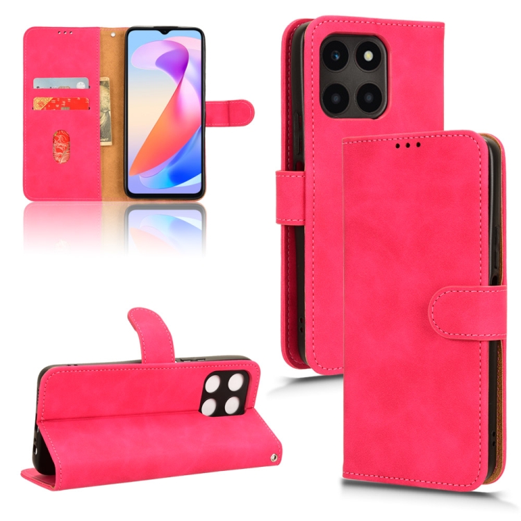 For Honor X6a Global Skin Feel Magnetic Flip Leather Phone Case(Rose Red)
For Honor X6a Global Skin Feel Magnetic Flip Leather Phone Case(Rose Red)