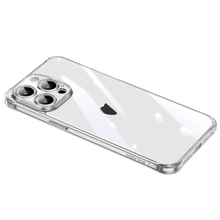 For iPhone 15 Pro Max SULADA TPU Frame + Tempered Glass Transparent Phone Case(White)
For iPhone 15 Pro Max SULADA TPU Frame + Tempered Glass Transparent Phone Case(White)
