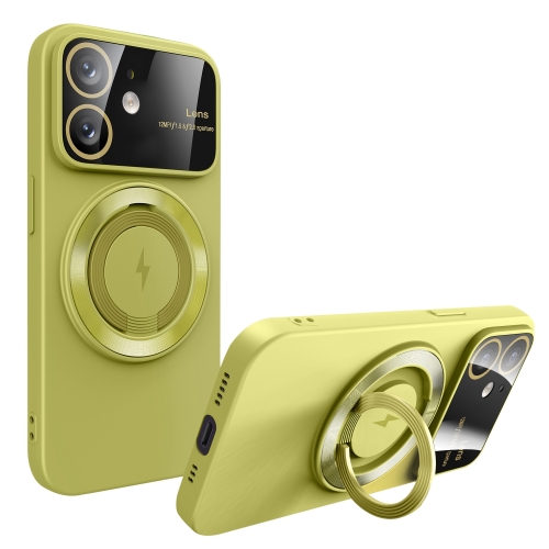 For iPhone 12 Large Window MagSafe Magnetic Holder Phone Case(Avocado Green)
For iPhone 12 Large Window MagSafe Magnetic Holder Phone Case(Avocado Green)