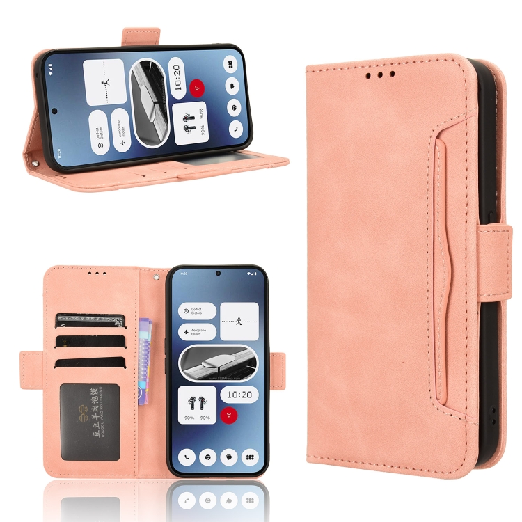 For Nothing Phone 2a Skin Feel Calf Texture Card Slots Leather Phone Case(Pink)
For Nothing Phone 2a Skin Feel Calf Texture Card Slots Leather Phone Case(Pink)