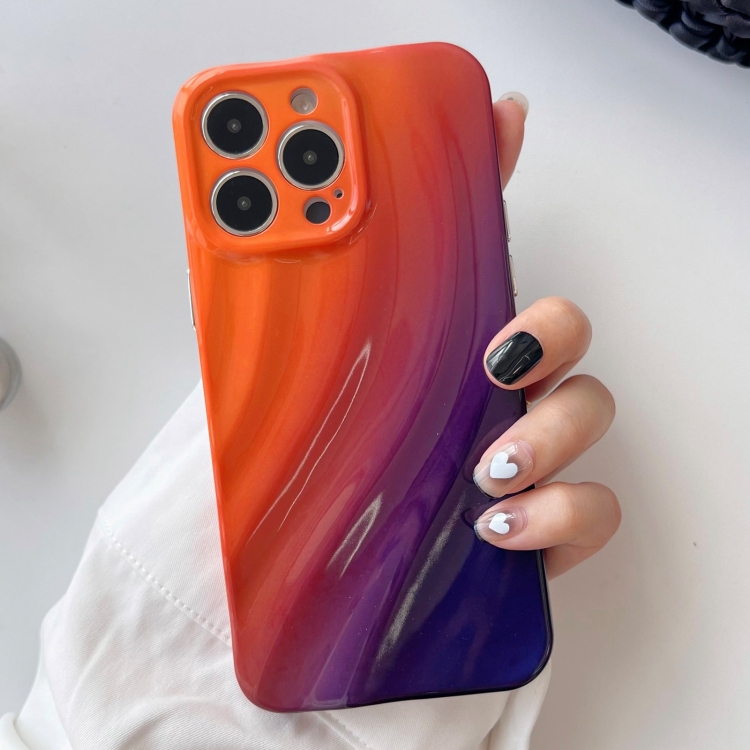For iPhone 14 Pro Max Wave Texture Gradient Color TPU Phone Case(Orange-Black)
For iPhone 14 Pro Max Wave Texture Gradient Color TPU Phone Case(Orange-Black)