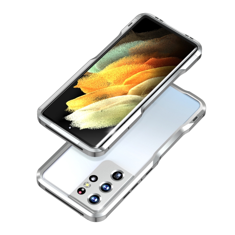 For Samsung Galaxy S21 Ultra 5G Sharp Edge Magnetic Shockproof Metal Frame Phone Case(Silver)
For Samsung Galaxy S21 Ultra 5G Sharp Edge Magnetic Shockproof Metal Frame Phone Case(Silver)