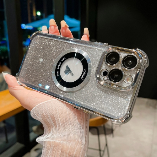 For iPhone 13 Pro 6D Electroplating Gradient Glitter Armor Magsafe Phone Case(Silver)
For iPhone 13 Pro 6D Electroplating Gradient Glitter Armor Magsafe Phone Case(Silver)