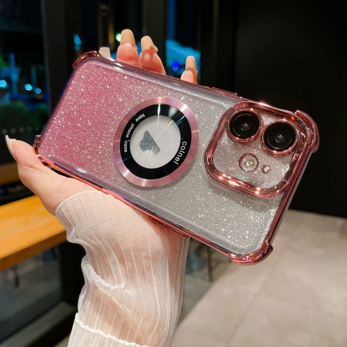 For iPhone 12 6D Electroplating Gradient Glitter Armor Magsafe Phone Case(Pink)
For iPhone 12 6D Electroplating Gradient Glitter Armor Magsafe Phone Case(Pink)