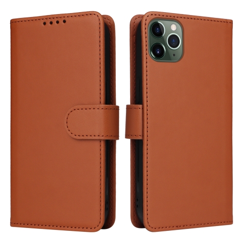 

For iPhone 11 Pro Max BETOPNICE BN-005 2 in 1 Detachable Imitate Genuine Leather Phone Case(Brown)