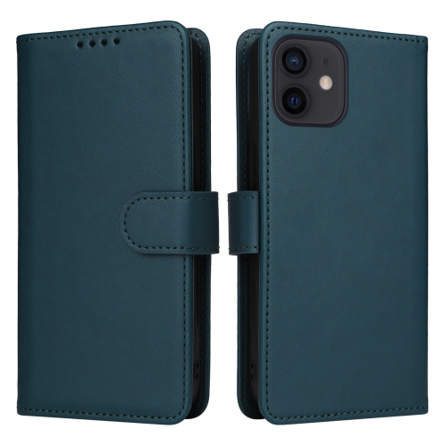 

For iPhone 12 Pro / 12 BETOPNICE BN-005 2 in 1 Detachable Imitate Genuine Leather Phone Case(Blue)