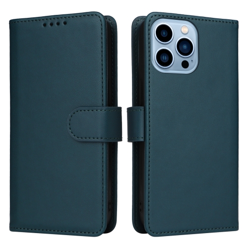 

For iPhone 13 Pro Max BETOPNICE BN-005 2 in 1 Detachable Imitate Genuine Leather Phone Case(Blue)