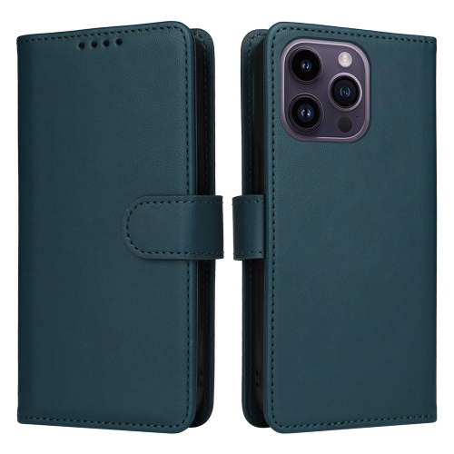 

For iPhone 14 Pro Max BETOPNICE BN-005 2 in 1 Detachable Imitate Genuine Leather Phone Case(Blue)