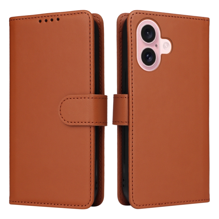 For iPhone 16 Plus BETOPNICE BN-005 2 in 1 Detachable Imitate Genuine Leather Phone Case(Brown)
For iPhone 16 Plus BETOPNICE BN-005 2 in 1 Detachable Imitate Genuine Leather Phone Case(Brown)