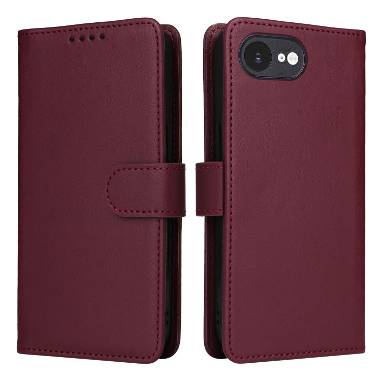 For iPhone 16e BETOPNICE BN-005 2 in 1 Detachable Imitate Genuine Leather Phone Case(Wine Red)
For iPhone 16e BETOPNICE BN-005 2 in 1 Detachable Imitate Genuine Leather Phone Case(Wine Red)