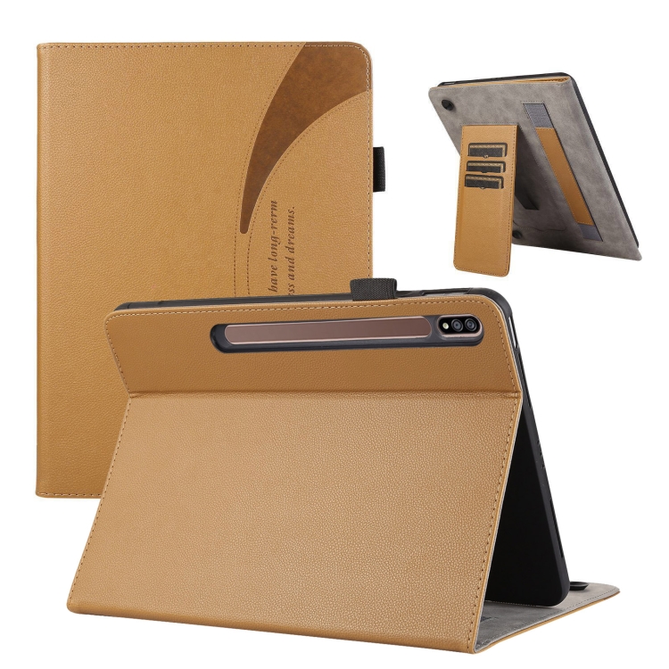 For Samsung Galaxy Tab S7 Lite / S7+ Litchi Texture Leather Sucker Tablet Case(Brown)
For Samsung Galaxy Tab S7 Lite / S7+ Litchi Texture Leather Sucker Tablet Case(Brown)