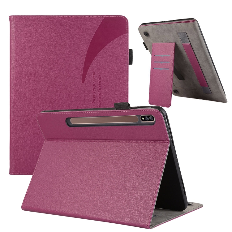 For Samsung Galaxy Tab S9 / S8 / S7 Litchi Texture Leather Sucker Tablet Case(Purple)
For Samsung Galaxy Tab S9 / S8 / S7 Litchi Texture Leather Sucker Tablet Case(Purple)