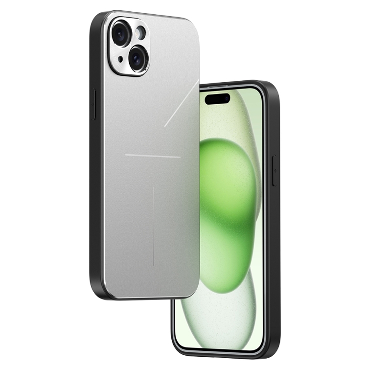 For iPhone 15 Plus R-JUST RJ52 3-Line Style Metal TPU Shockproof Phone Case(Silver)
For iPhone 15 Plus R-JUST RJ52 3-Line Style Metal TPU Shockproof Phone Case(Silver)