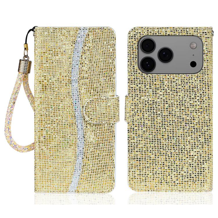 For iPhone 17 Pro Max Glitter Powder Filp Leather Phone Case(Gold)
For iPhone 17 Pro Max Glitter Powder Filp Leather Phone Case(Gold)