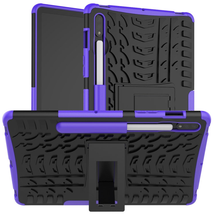 For Samsung Galaxy Tab S9 / S7 / S8 Tire Texture TPU + PC Tablet Case(Purple)
For Samsung Galaxy Tab S9 / S7 / S8 Tire Texture TPU + PC Tablet Case(Purple)