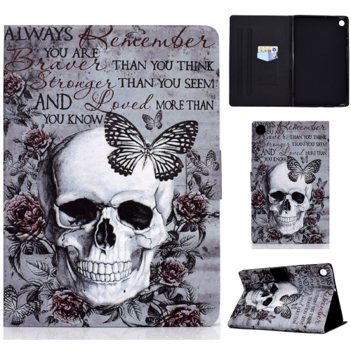 For Samsung Galaxy Tab A9 Colored Drawing Smart Leather Tablet Case(Skull)
For Samsung Galaxy Tab A9 Colored Drawing Smart Leather Tablet Case(Skull)