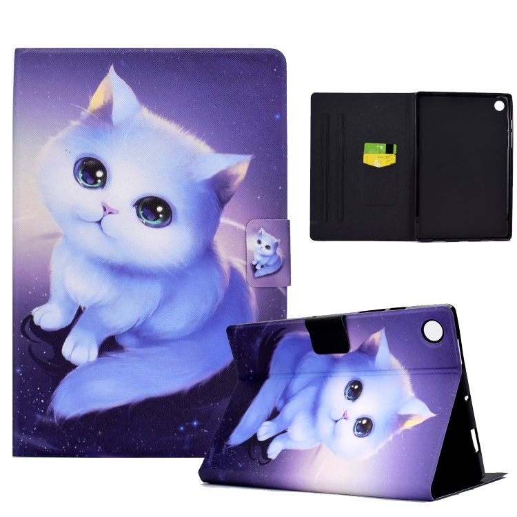 For Samsung Galaxy Tab A9 Colored Drawing Smart Leather Tablet Case(Little Cat)
For Samsung Galaxy Tab A9 Colored Drawing Smart Leather Tablet Case(Little Cat)