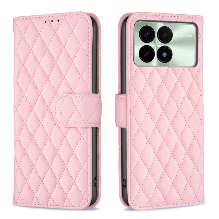 For Xiaomi Redmi K70 / K70 Pro Diamond Lattice Wallet Leather Flip Phone Case(Pink)
For Xiaomi Redmi K70 / K70 Pro Diamond Lattice Wallet Leather Flip Phone Case(Pink)
