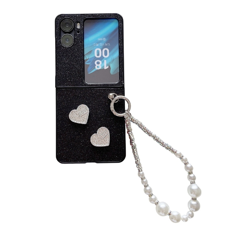 For OPPO Find N2 Flip Gradient Color Glitter Shockproof Protective Phone Case With Bead Chain(Black)
For OPPO Find N2 Flip Gradient Color Glitter Shockproof Protective Phone Case With Bead Chain(Black)