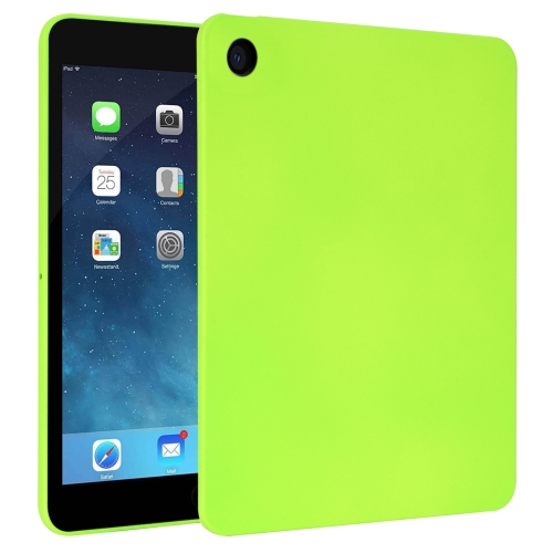 

For iPad mini 5 / 4 / 3 / 2 Oil Spray Skin-friendly TPU Tablet Case(Fluorescent Green)