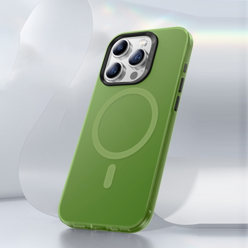 

For iPhone 15 Pro Max Benks Light Sand Series MagSafe Magnetic Shockproof Phone Case(Green)