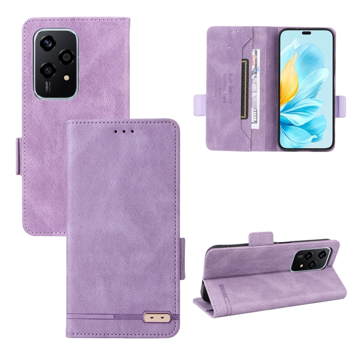 For Honor 200 Lite Global Magnetic Clasp Flip Leather Phone Case(Purple)
For Honor 200 Lite Global Magnetic Clasp Flip Leather Phone Case(Purple)