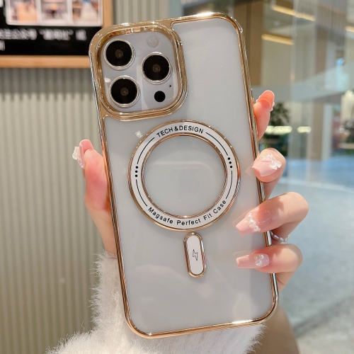 For iPhone 11 Pro MagSafe Magnetic Transparent TPU Electroplated Phone Case(Gold)
For iPhone 11 Pro MagSafe Magnetic Transparent TPU Electroplated Phone Case(Gold)