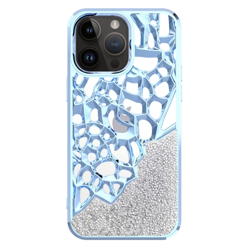 For iPhone 14 Pro Max Diamond Style Hollow Heat Dissipation Electroplated TPU Phone Case(Blue)
For iPhone 14 Pro Max Diamond Style Hollow Heat Dissipation Electroplated TPU Phone Case(Blue)