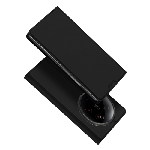 

For Xiaomi 14 Ultra DUX DUCIS Skin Pro Series Flip Leather Phone Case(Black)