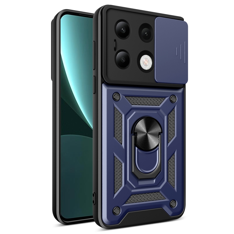 For Xiaomi Redmi Note 13 4G Global Sliding Camera Cover Design TPU Hybrid PC Phone Case(Blue)
For Xiaomi Redmi Note 13 4G Global Sliding Camera Cover Design TPU Hybrid PC Phone Case(Blue)