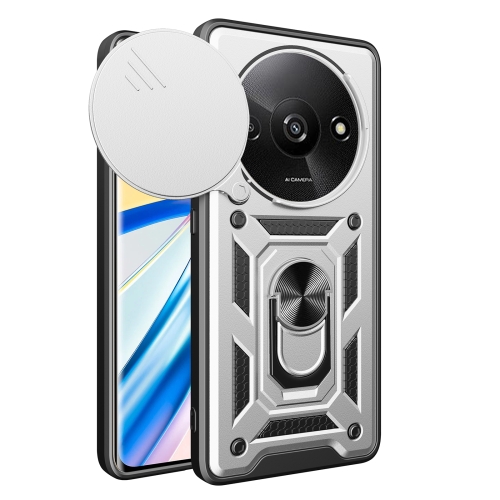 For Xiaomi Redmi A3 Sliding Camera Cover Design TPU Hybrid PC Phone Case(Silver)
For Xiaomi Redmi A3 Sliding Camera Cover Design TPU Hybrid PC Phone Case(Silver)
