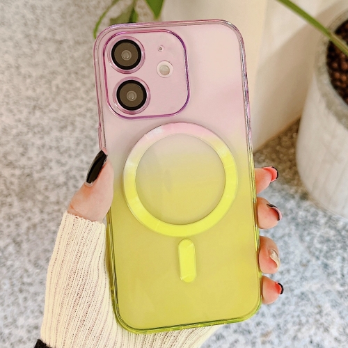 For iPhone 11 MagSafe Magnetic TPU + Acrylic Gradient Color Phone Case(Purple Yellow)
For iPhone 11 MagSafe Magnetic TPU + Acrylic Gradient Color Phone Case(Purple Yellow)