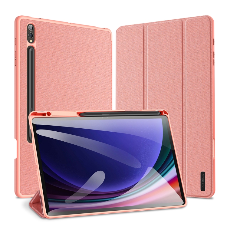 For Samsung Galaxy Tab S10+ DUX DUCIS Domo Series Magnetic Flip Leather Tablet Case(Pink)
For Samsung Galaxy Tab S10+ DUX DUCIS Domo Series Magnetic Flip Leather Tablet Case(Pink)