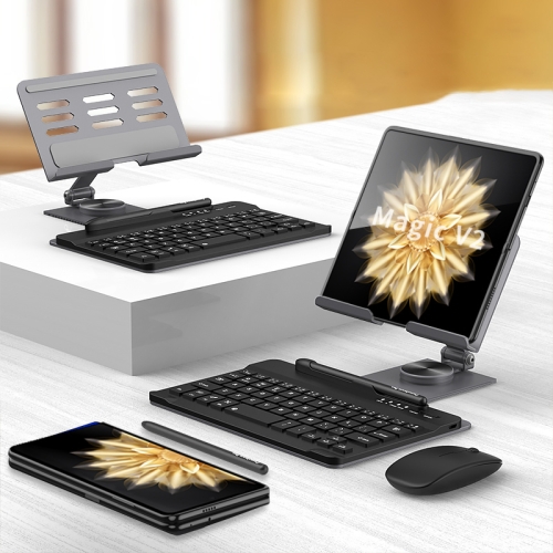 For Honor Magic V2 GKK Bluetooth Keyboard + Folding Holder + Capacitive Pen + Bluetooth Mouse(Grey)
For Honor Magic V2 GKK Bluetooth Keyboard + Folding Holder + Capacitive Pen + Bluetooth Mouse(Grey)