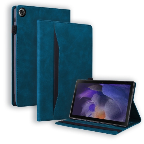 

For Samsung Galaxy Tab A9+ Splicing Shockproof Leather Tablet Case(Blue)