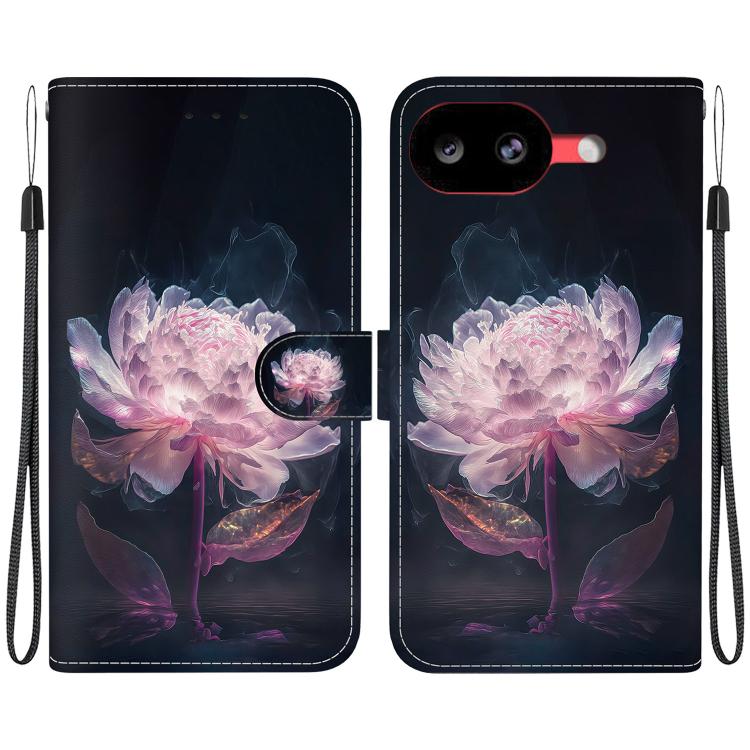 For Google Pixel 10a Crystal Texture Colored Drawing Leather Phone Case(Purple Peony)
For Google Pixel 10a Crystal Texture Colored Drawing Leather Phone Case(Purple Peony)